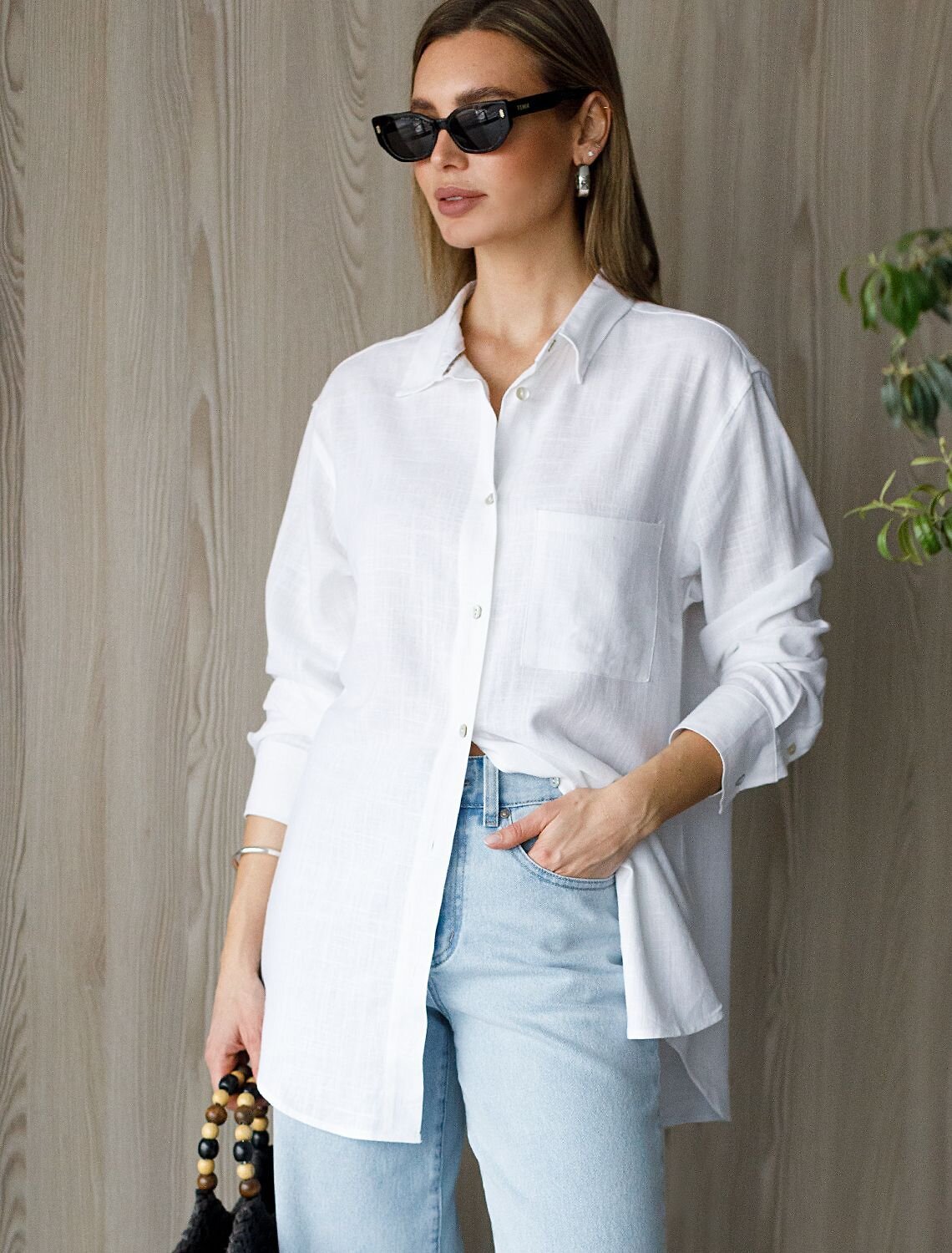 VILATTE Блузка 590359 D29.357 белый