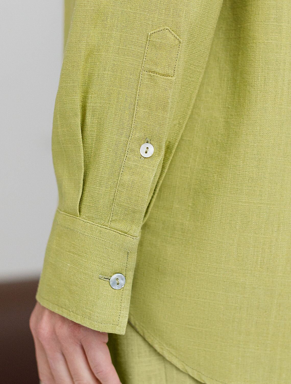 VILATTE Блузка 590363 D29.357 салатовый