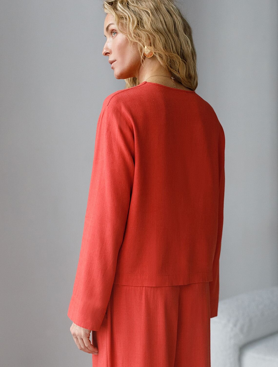 VILATTE Блузка 590366 D29.358 коралловый