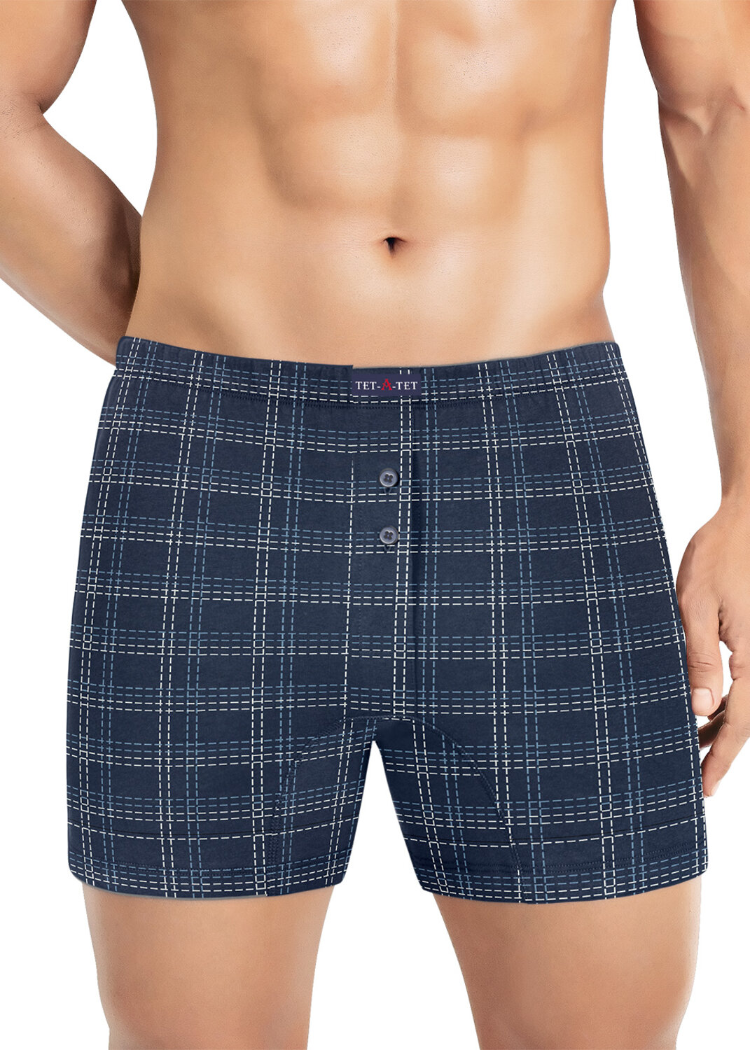 ТЕТ-а-ТЕТ Трусы 590379 MBX601227к_пер джинсовый/т.голубой