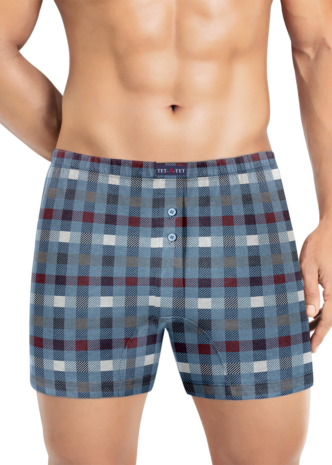 ТЕТ-а-ТЕТ Трусы 590381 MBX601227к_пер т.голубой/т.серый