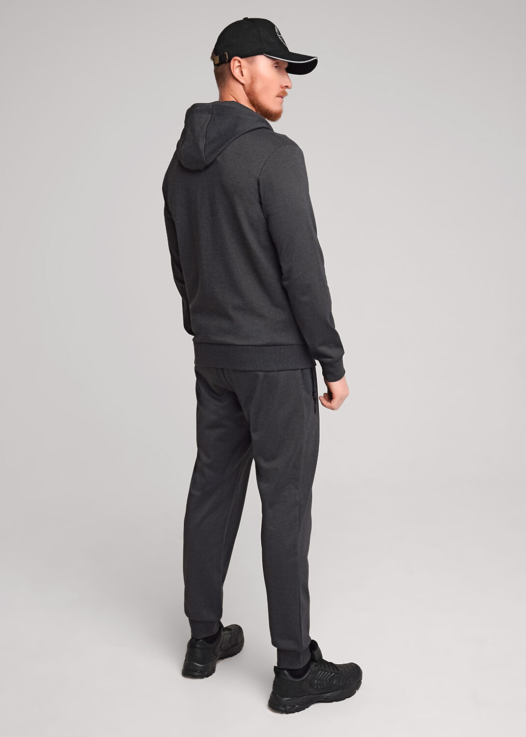 CLEVER Брюки 590389 662105зэ maxi чёрный/т.серый