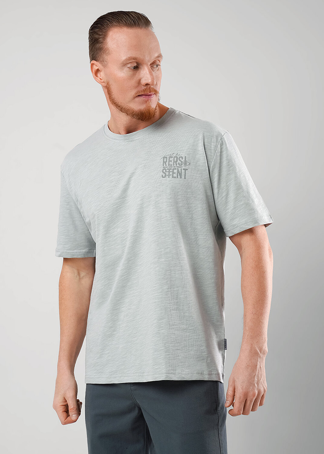 CLEVER Футболка 590405 562301/13о maxi_п св.серый