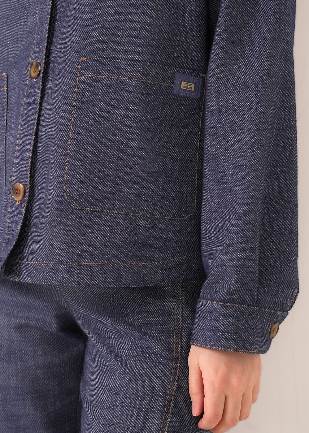 CLEVER Жакет 590417 263279/201дж джинсовый