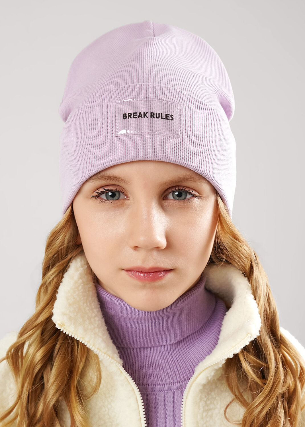 CLEVER Шапка 590418 566604ш св.фиолетовый