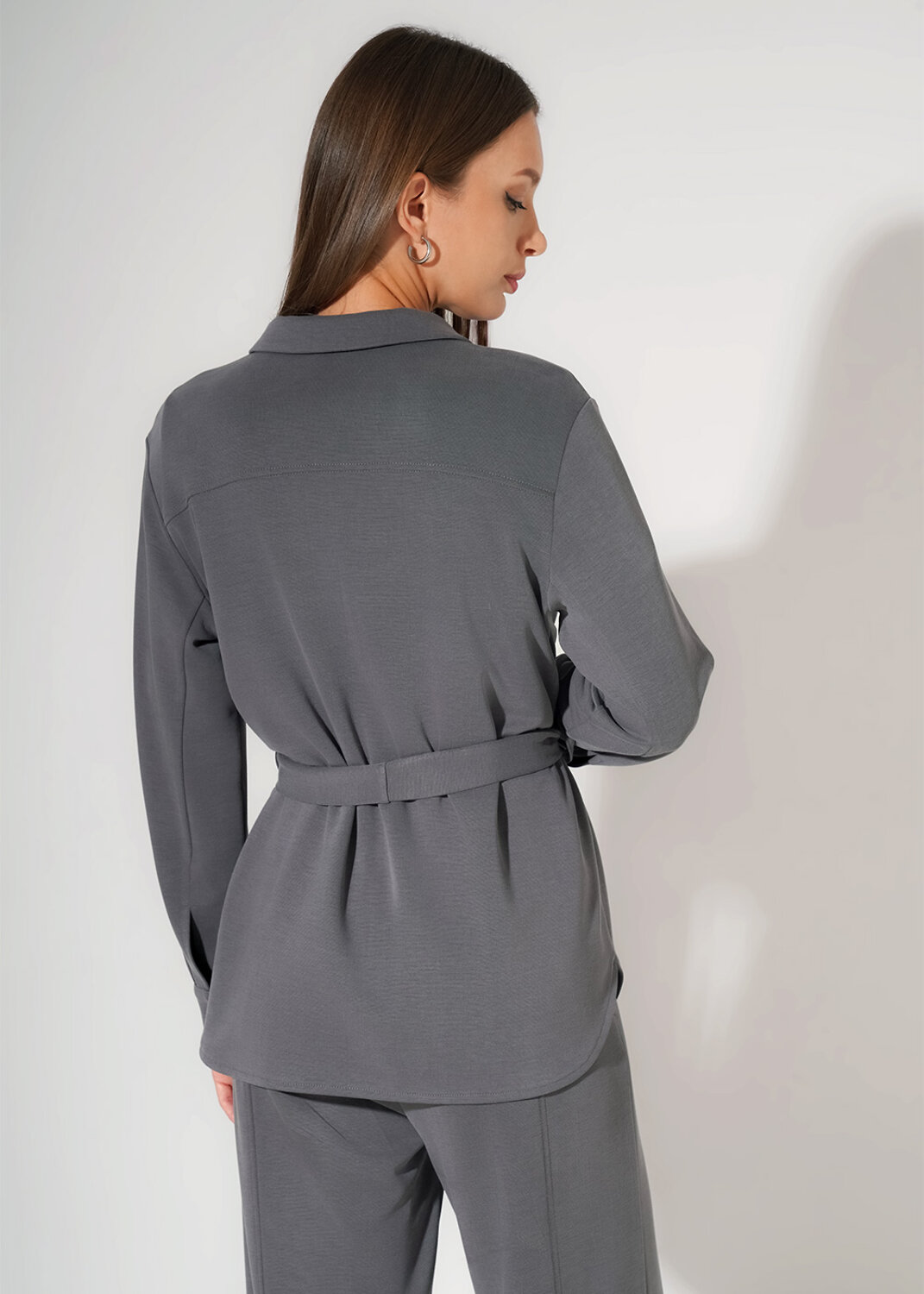 CLEVER Блузка 590422 267195/200тдф т.серый