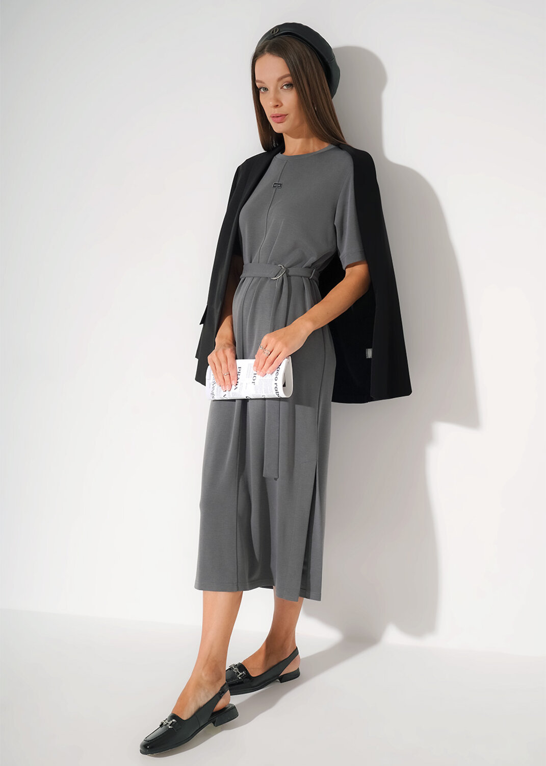 CLEVER Платье 590427 267194/200тдф т.серый