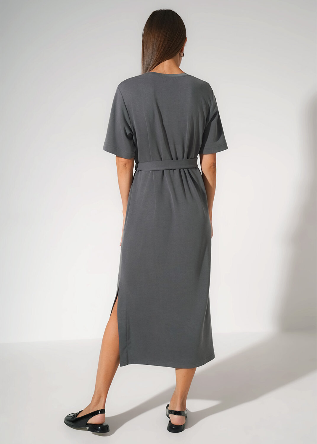 CLEVER Платье 590427 267194/200тдф т.серый