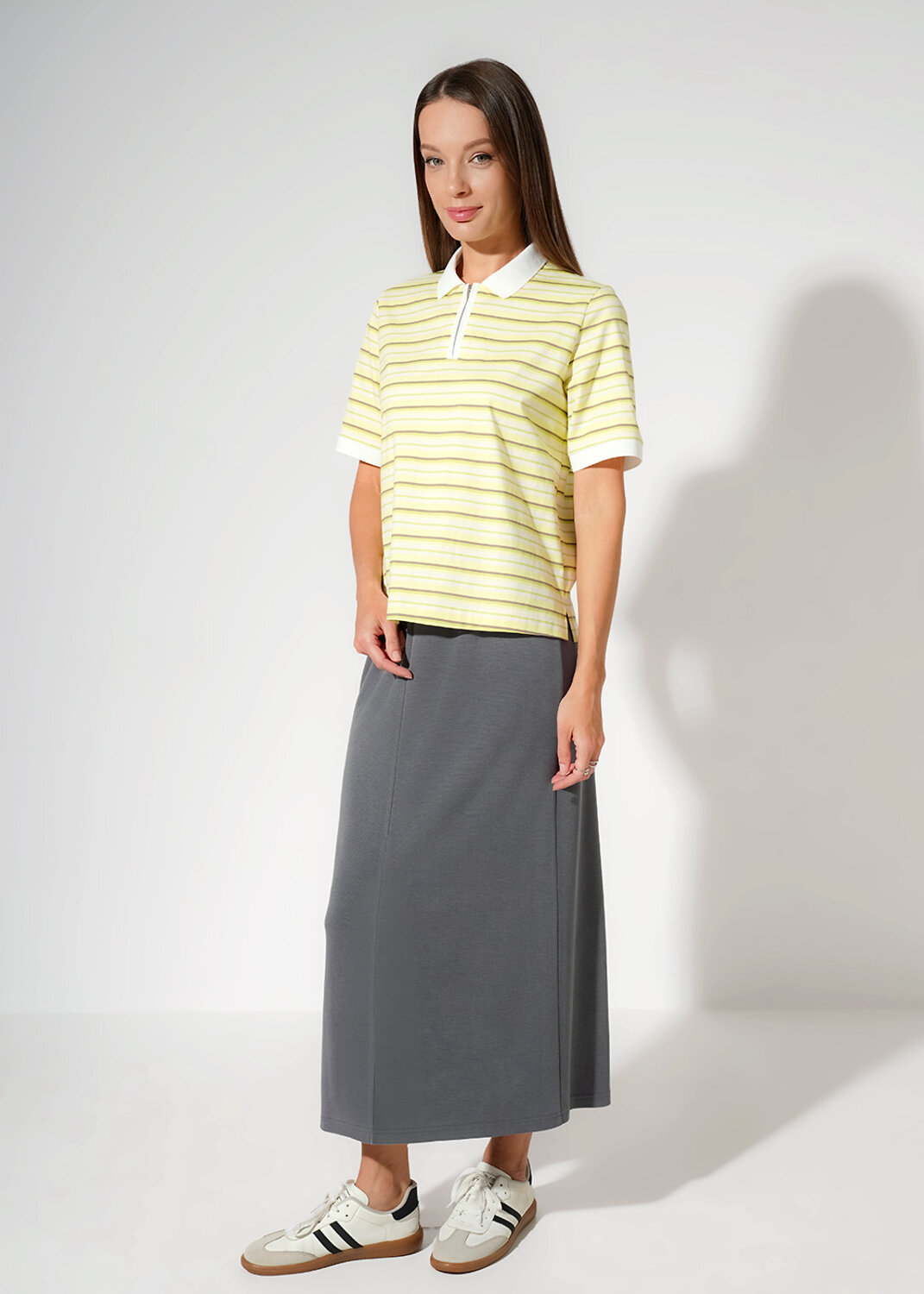 CLEVER Юбка 590428 267197/200тдф т.серый