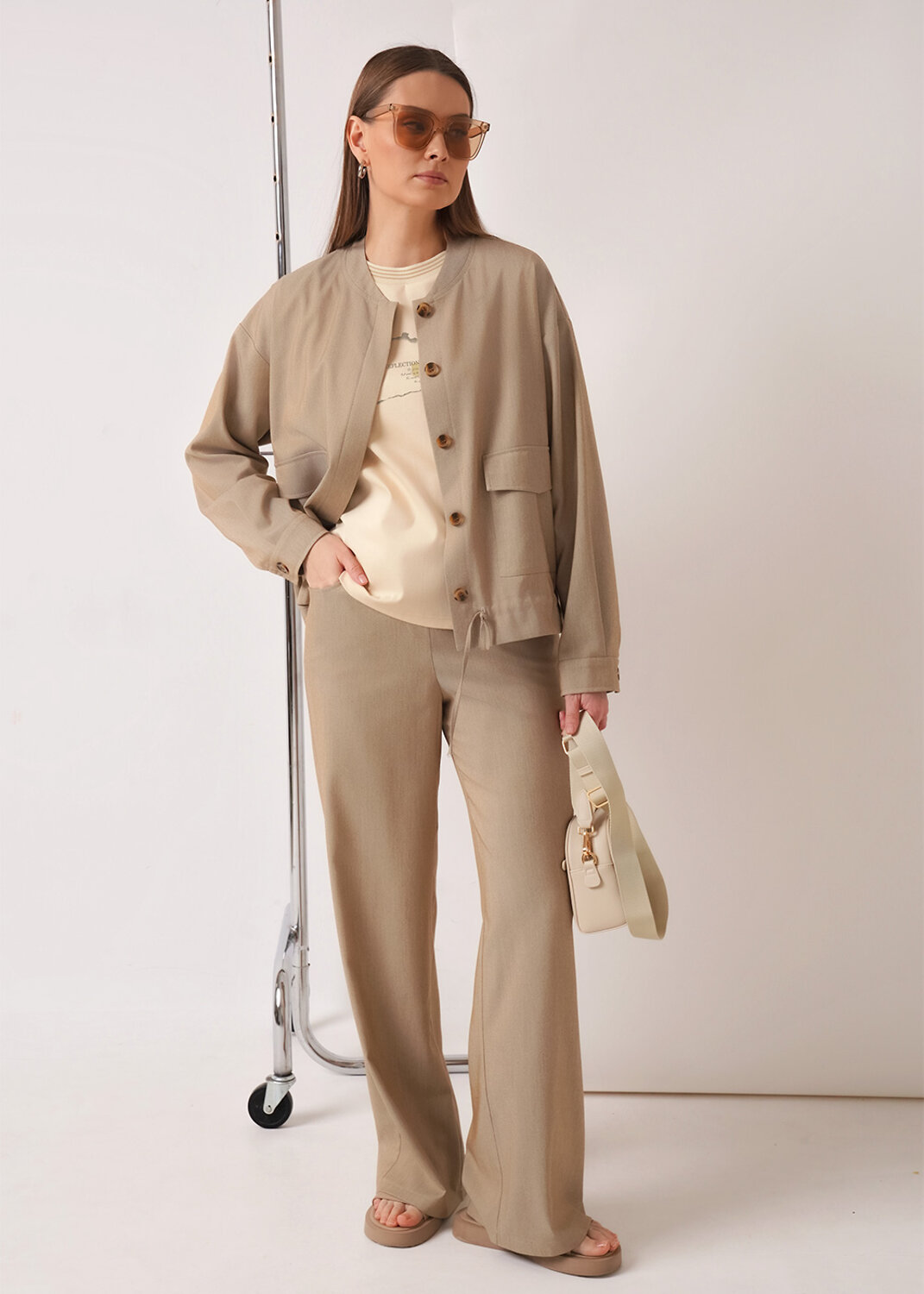 CLEVER Жакет 590429 263280/201дж бежевый