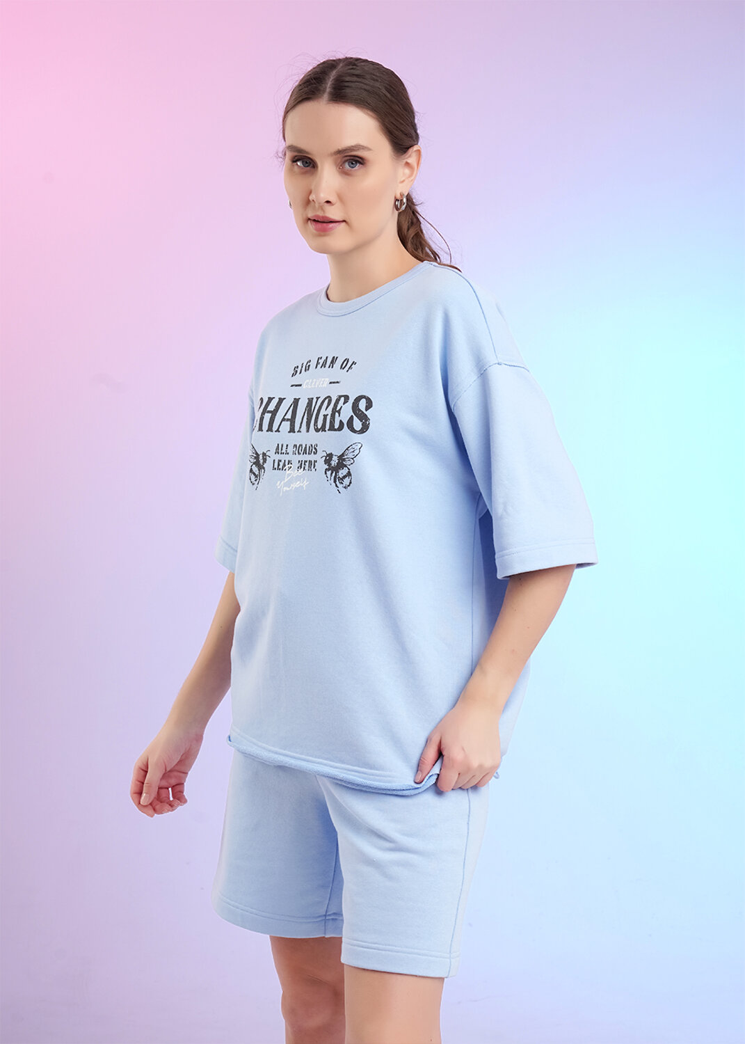 CLEVER Футболка 590432 LF26-1229/3 голубой