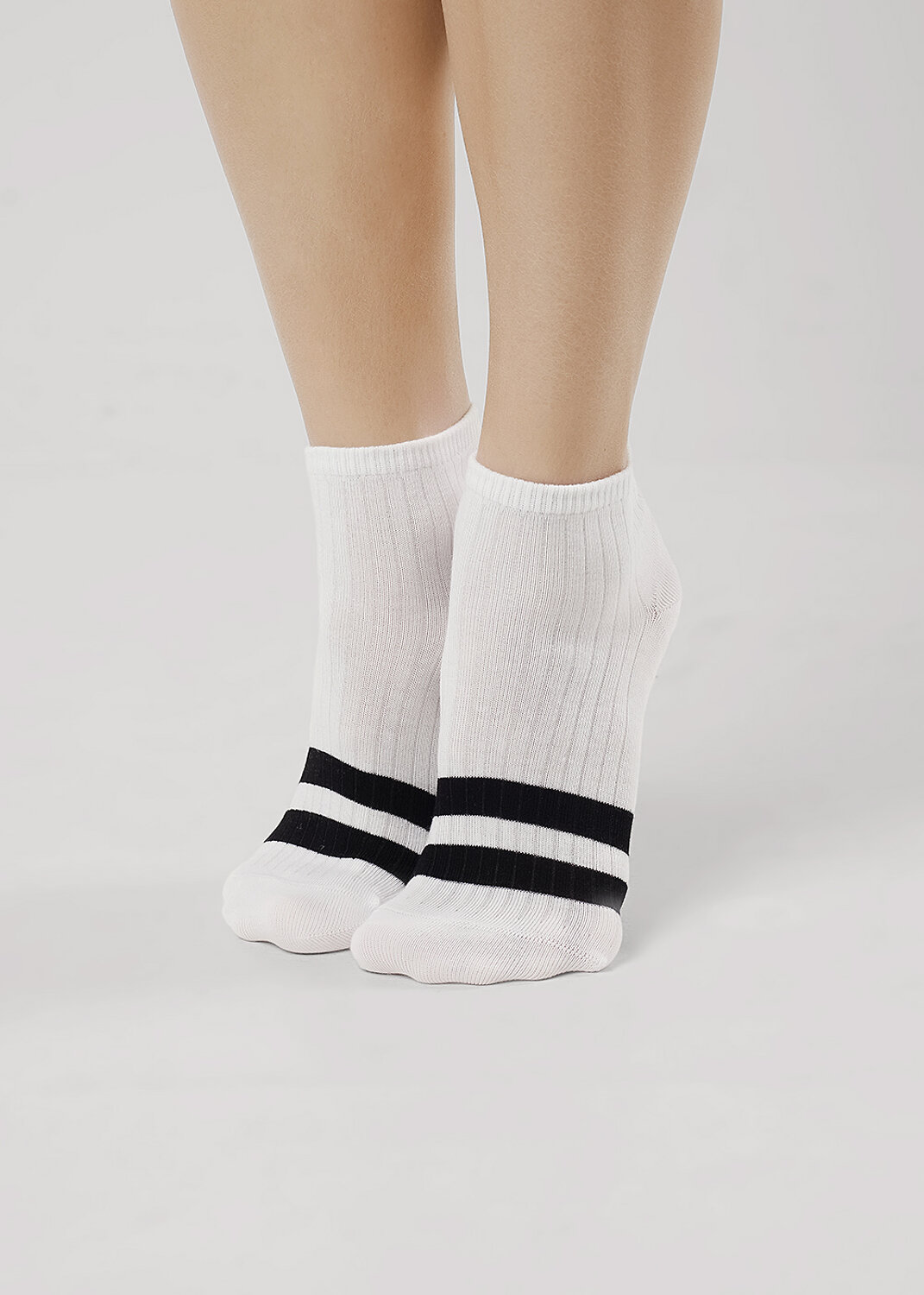 CLEVER Носки 590434 Д5501 белый/чёрный