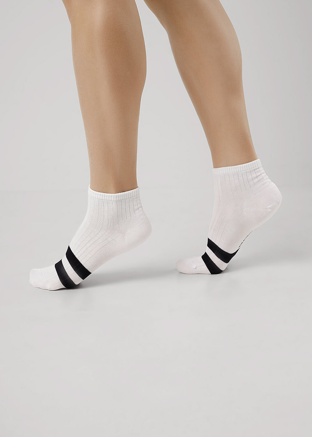 CLEVER Носки 590434 Д5501 белый/чёрный