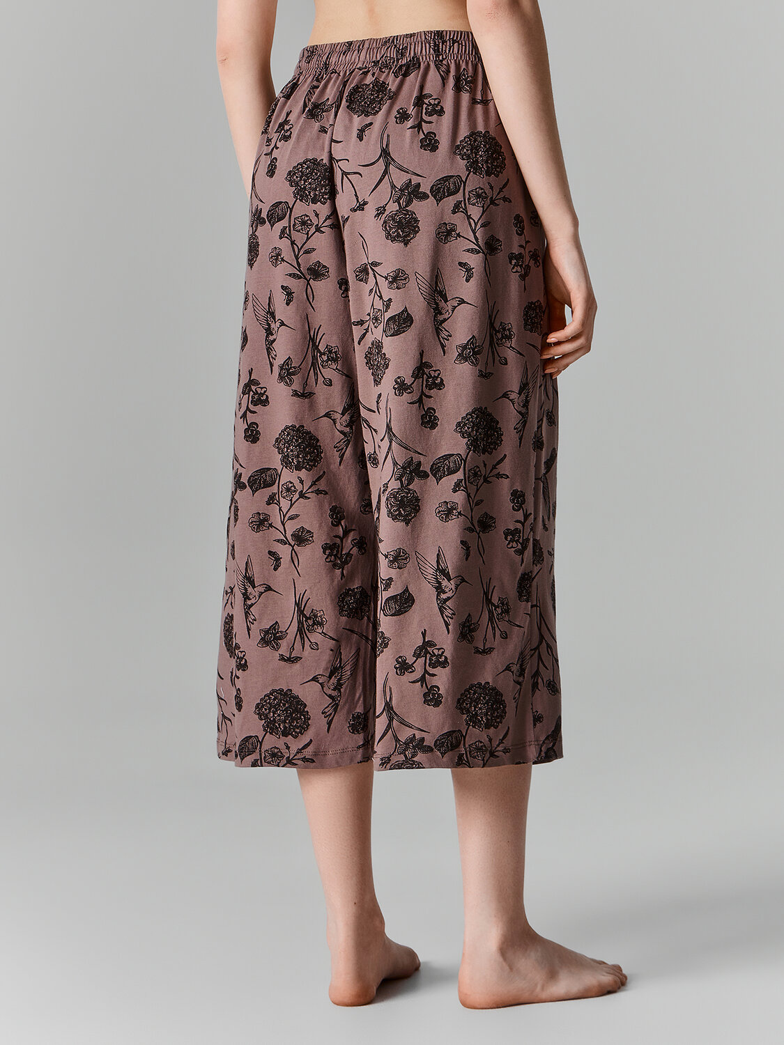 MARK FORMELLE Бриджи 590444 522249 цветы на коричневом