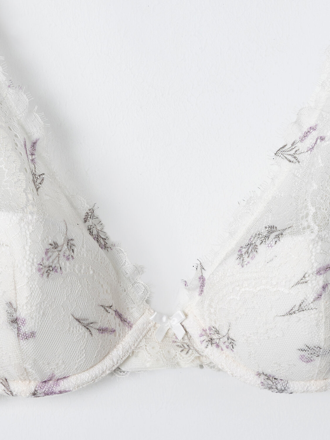 MARK FORMELLE Бюстгальтер 590490 512273 лавандовые веточки на молочном