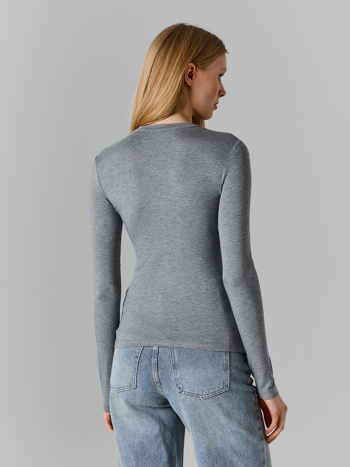 MARK FORMELLE Джемпер 590498 122984 серый меланж