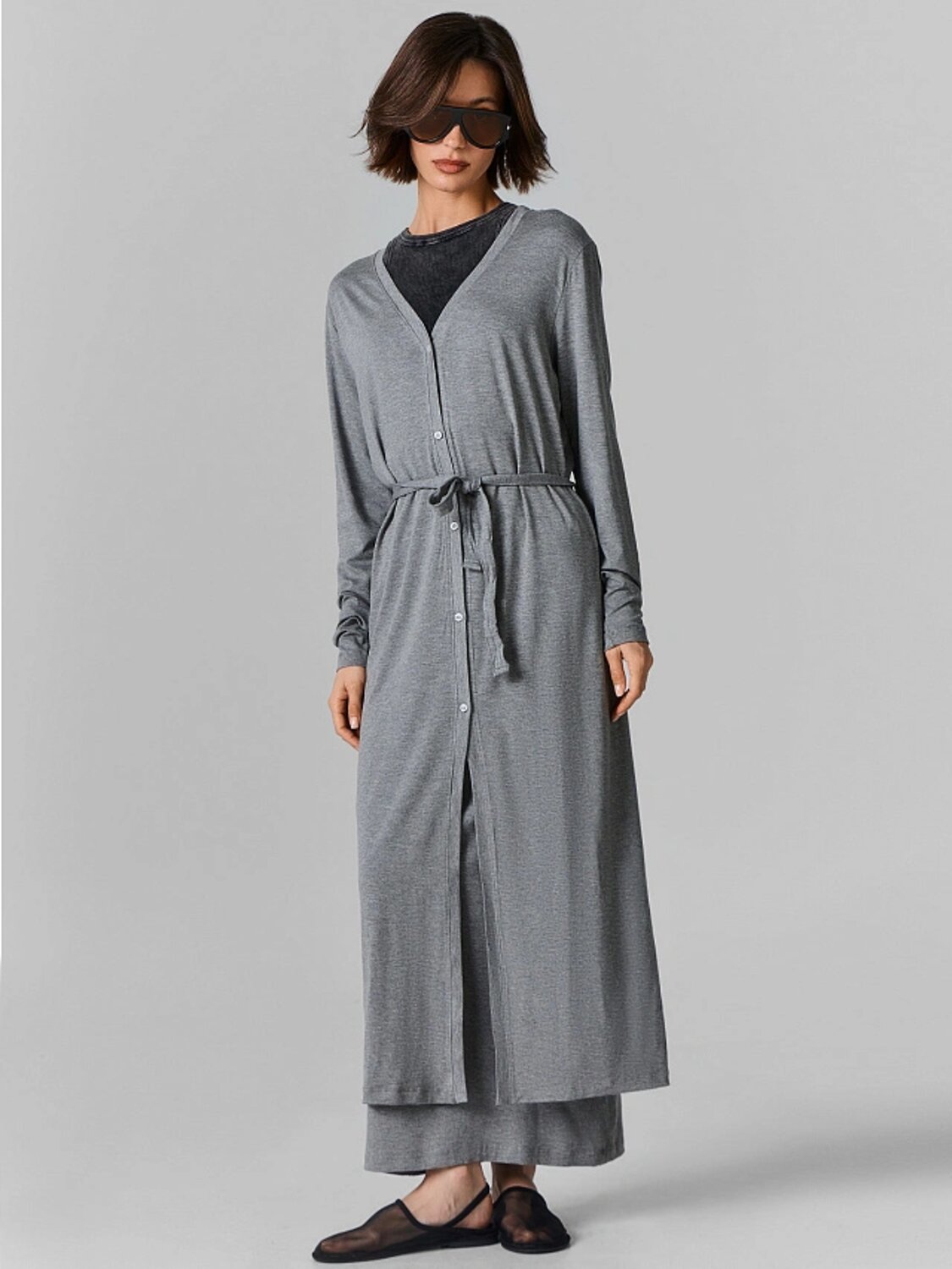 MARK FORMELLE Кардиган 590503 172145 серый меланж