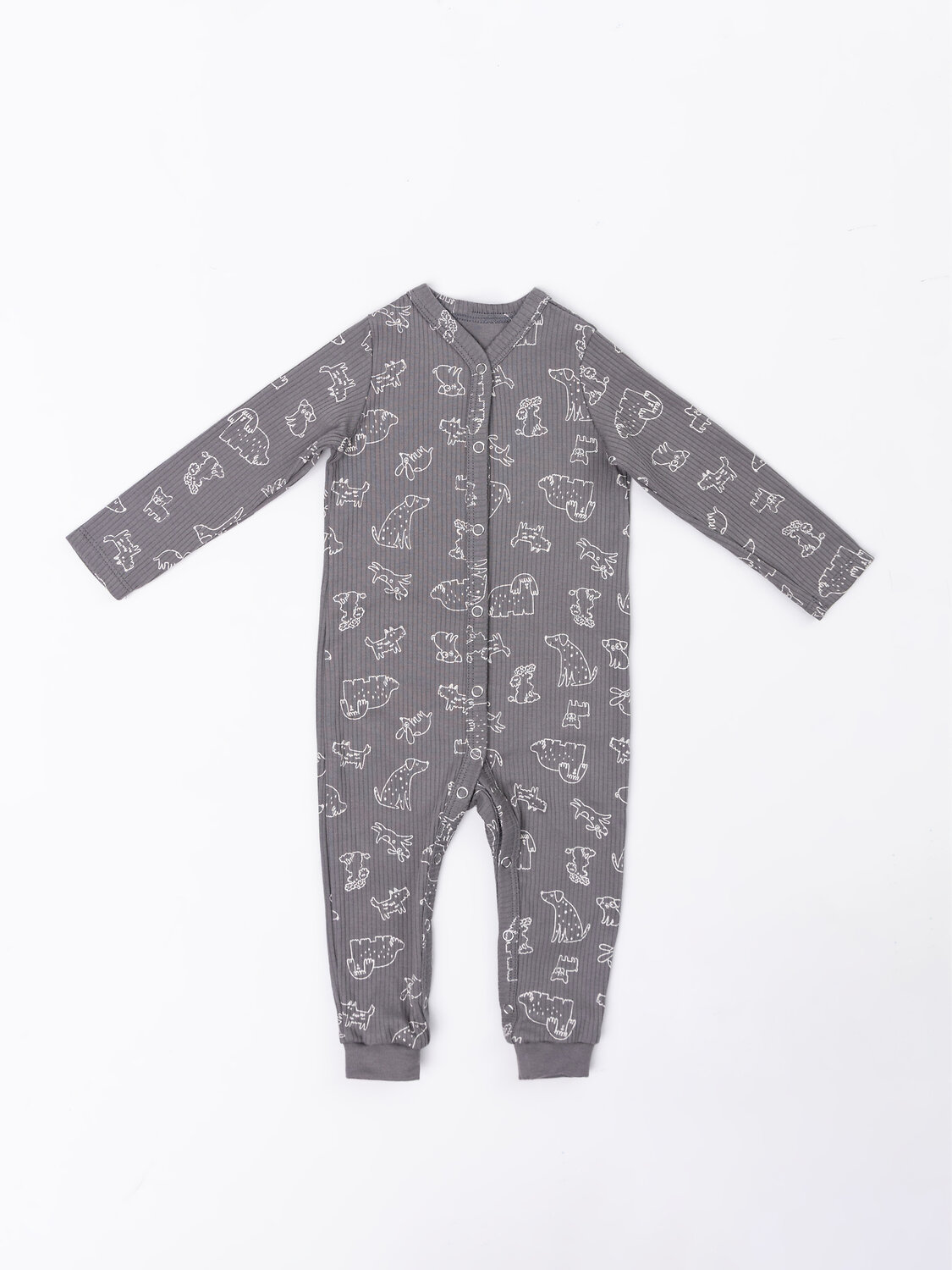 MARK FORMELLE Комбинезон 590505 14012-2 собачки на голубом +собачки на сером