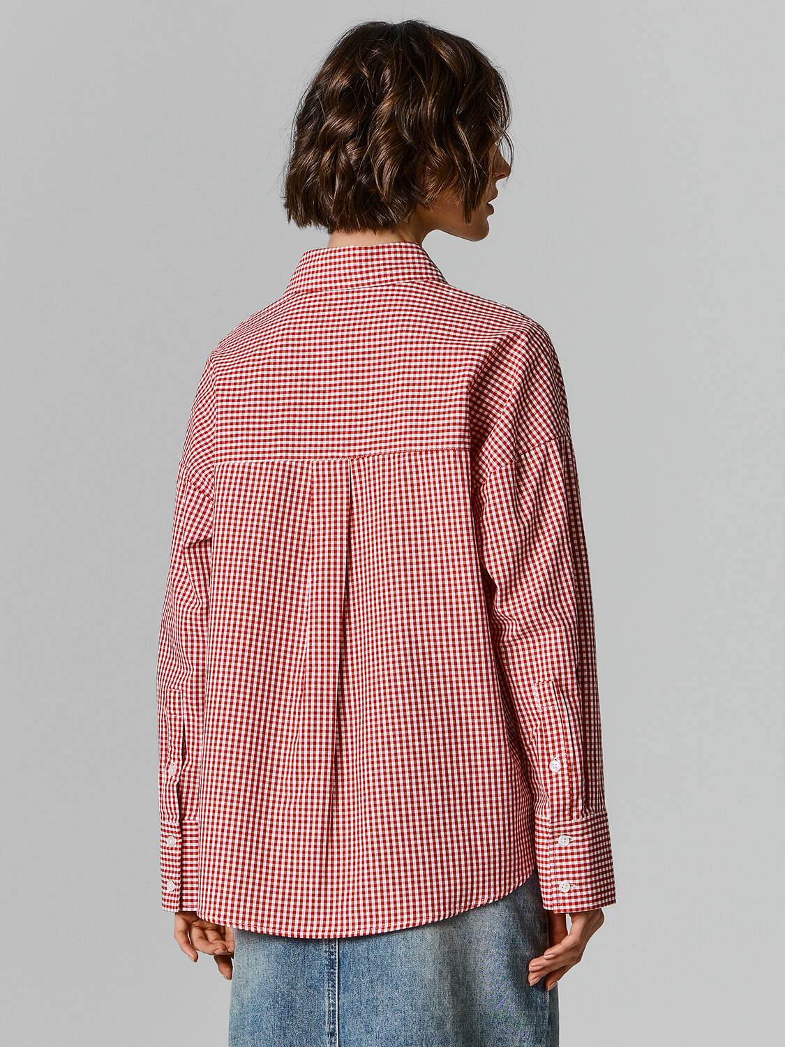 MARK FORMELLE Рубашка 590558 122836 клетка виши красная
