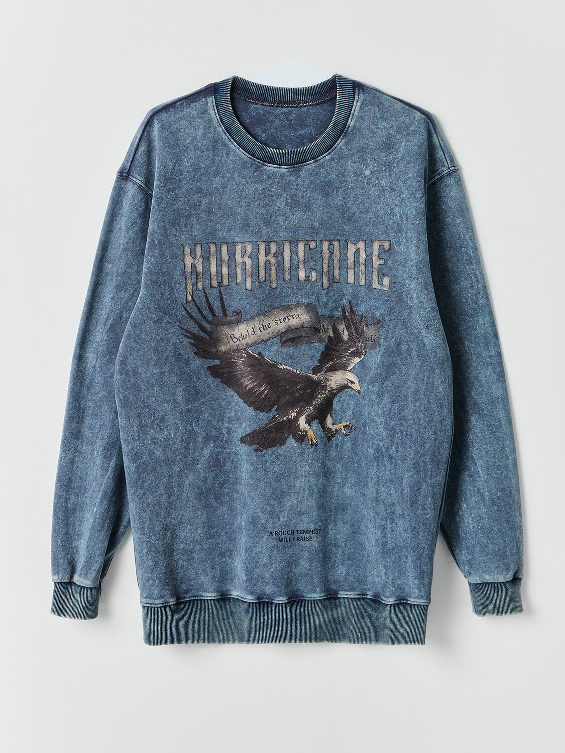 MARK FORMELLE Свитшот 590567 121873/1 ACID WASH графит +печать1