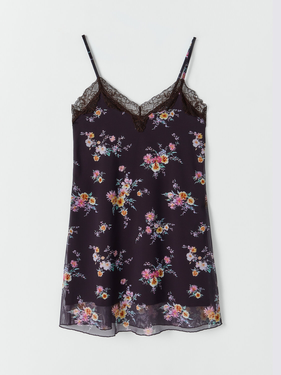 MARK FORMELLE Сорочка 590570 572406 цветы на коричневом