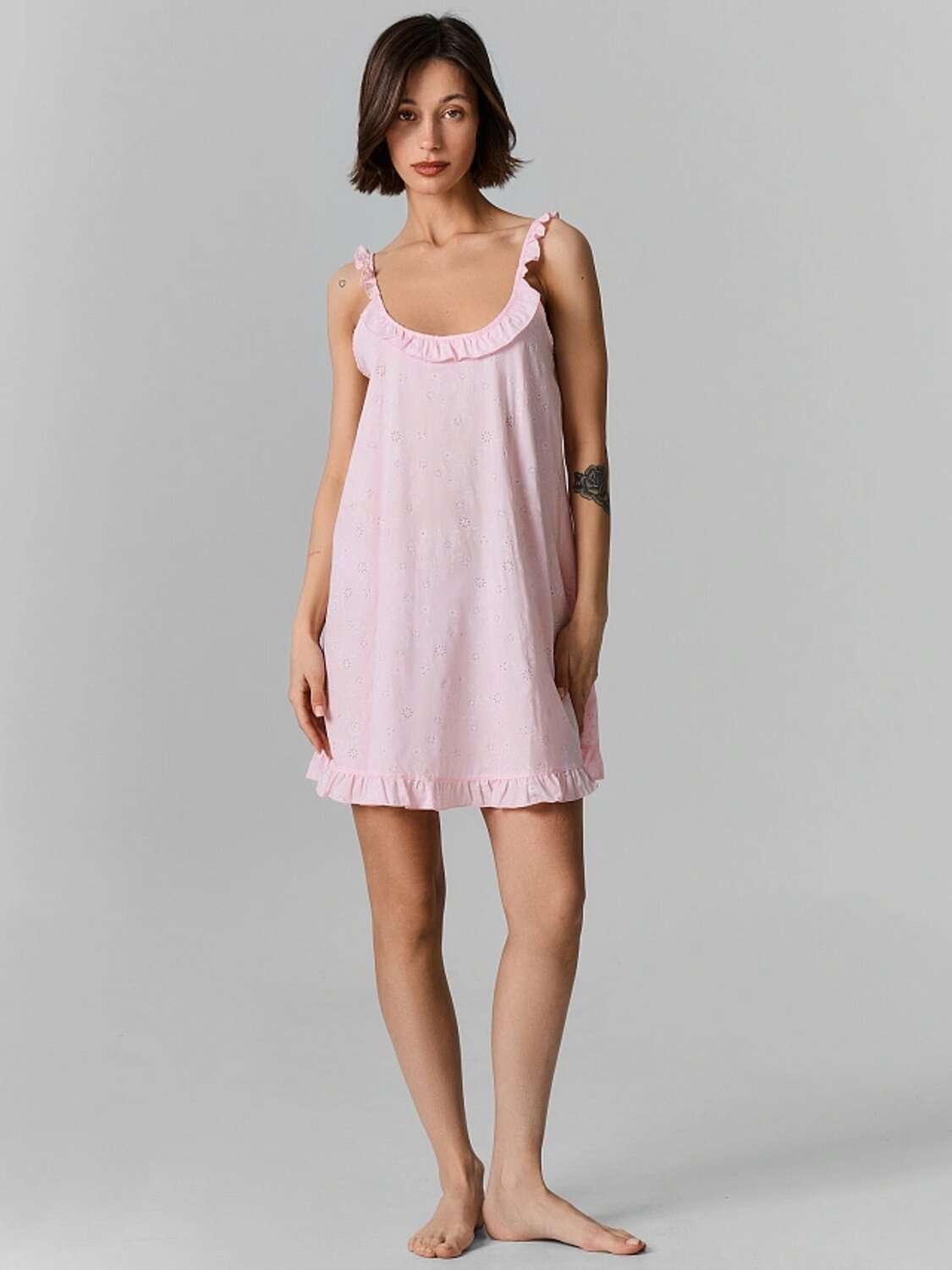 MARK FORMELLE Сорочка 590572 572408 цветы на розовом