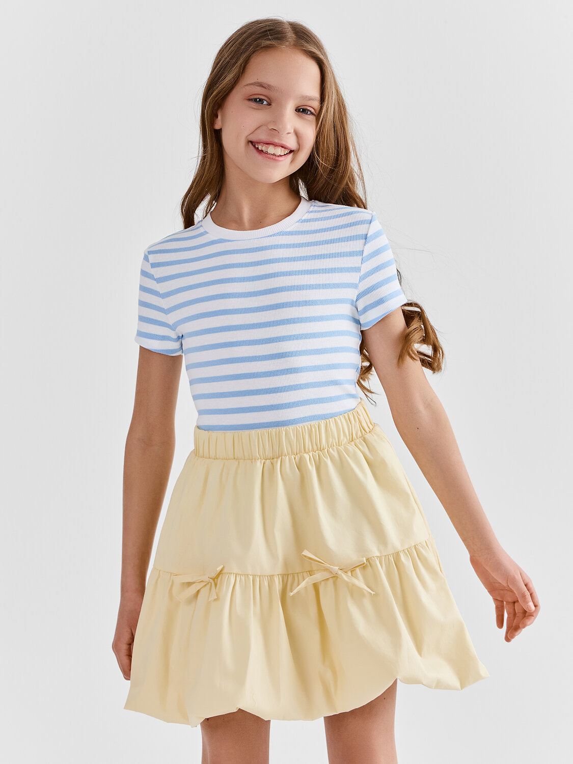 MARK FORMELLE Футболка 590615 117912 голубая полоска на белом