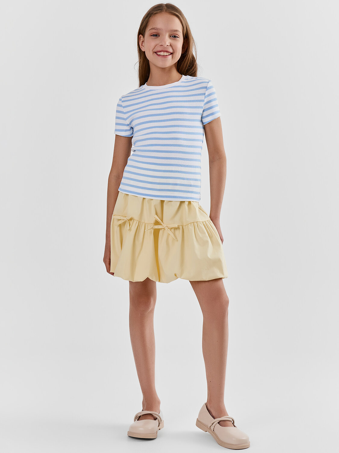 MARK FORMELLE Футболка 590615 117912 голубая полоска на белом