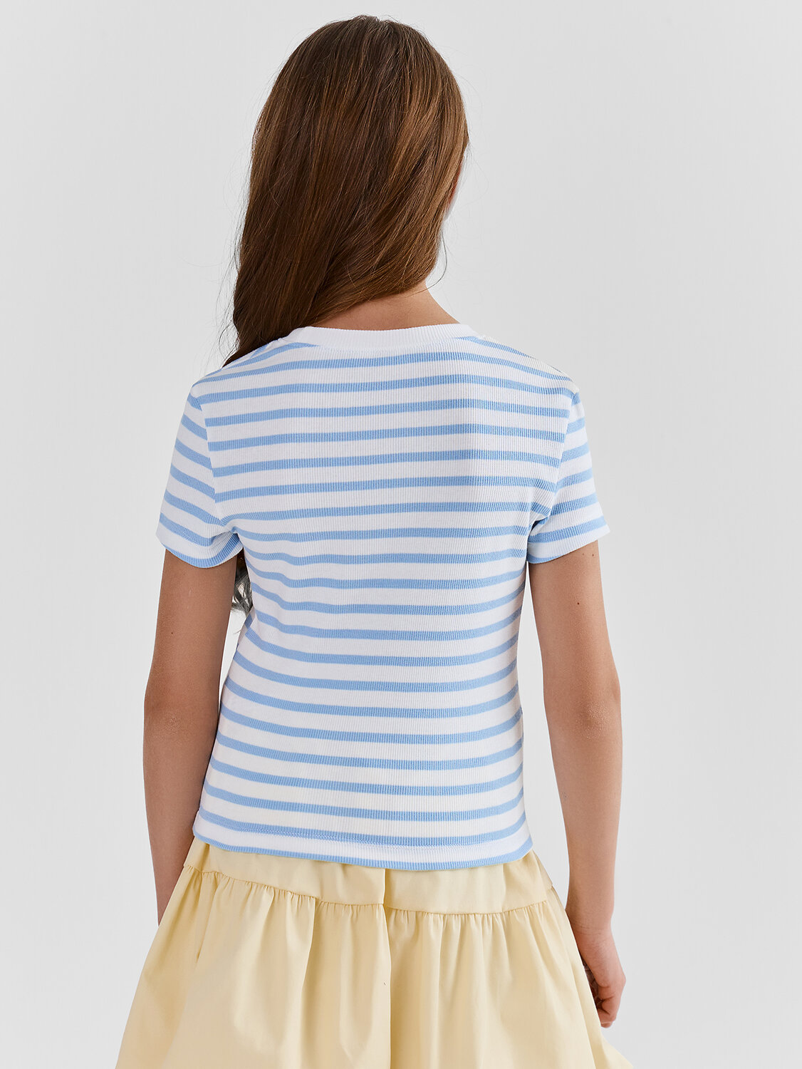 MARK FORMELLE Футболка 590615 117912 голубая полоска на белом