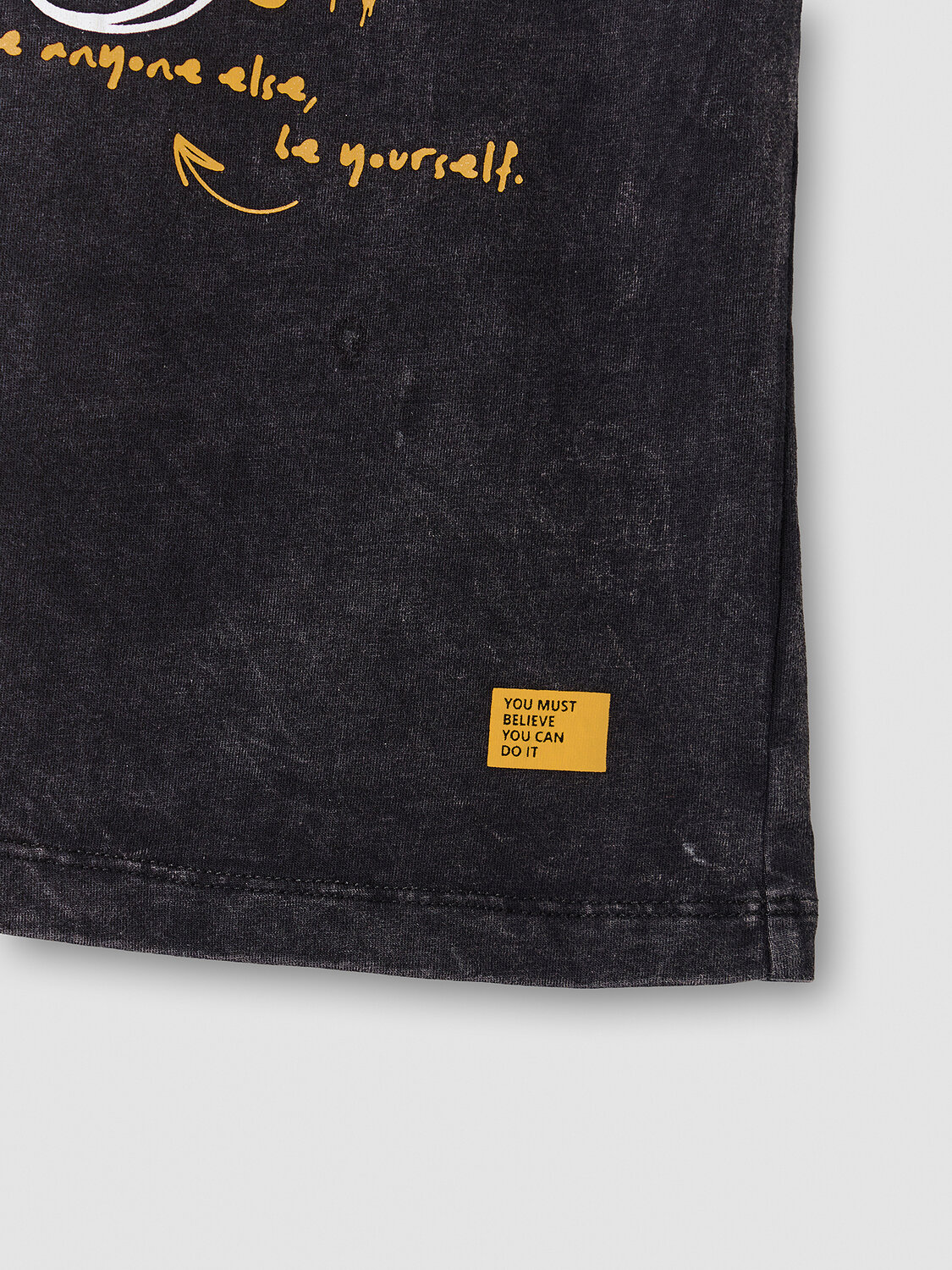 MARK FORMELLE Футболка 590617 113384 ACID WASH черный +печать