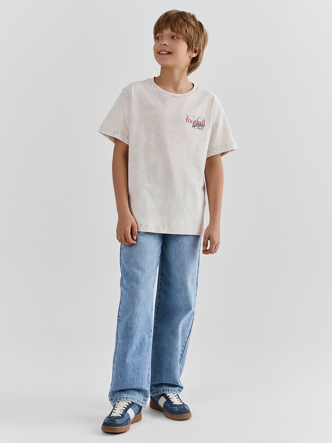 MARK FORMELLE Футболка 590619 113433 ACID WASH платина +печать