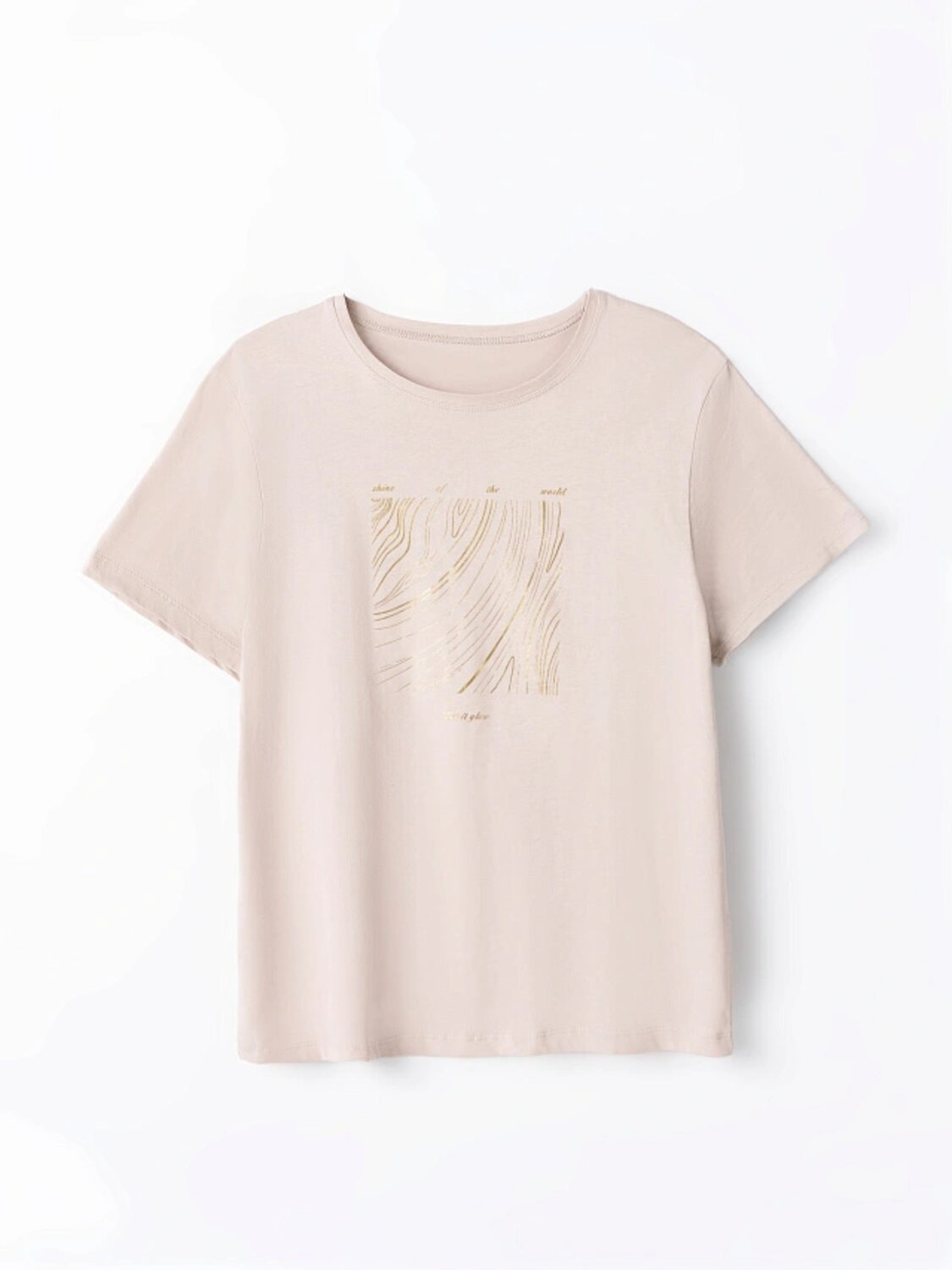 MARK FORMELLE Футболка 590627 112968 холодный бежевый +печать