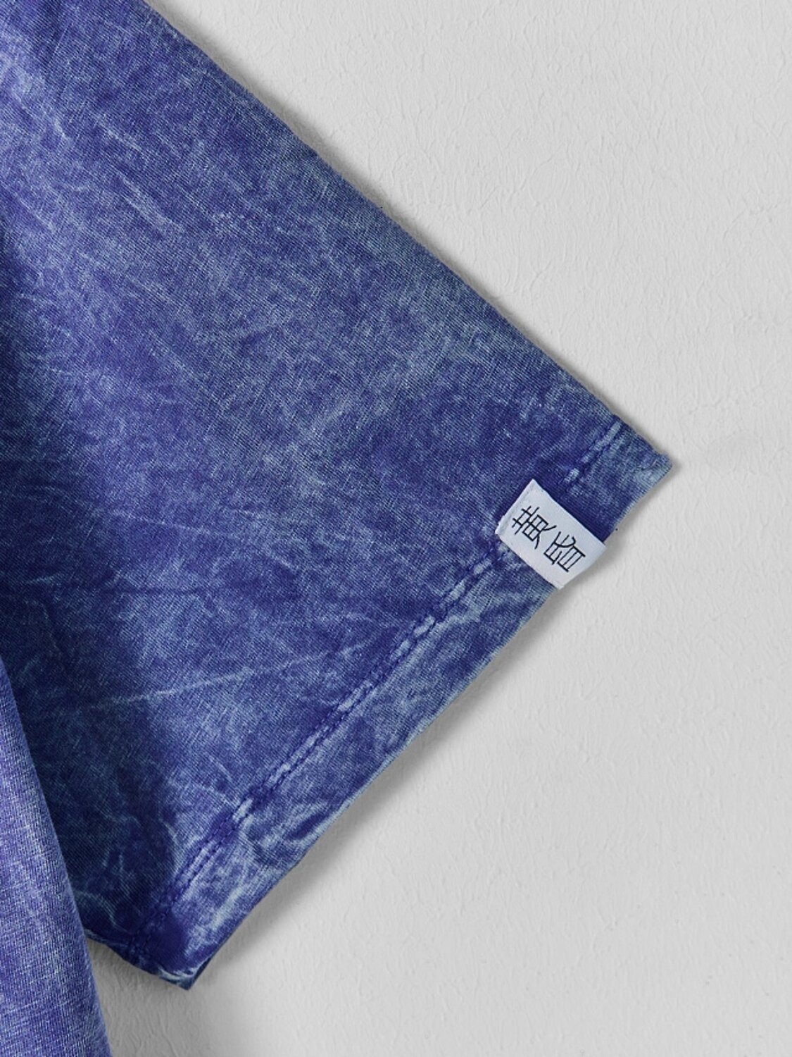 MARK FORMELLE Футболка 590634 111927 ACID WASH глубокий фиолетовый +печать