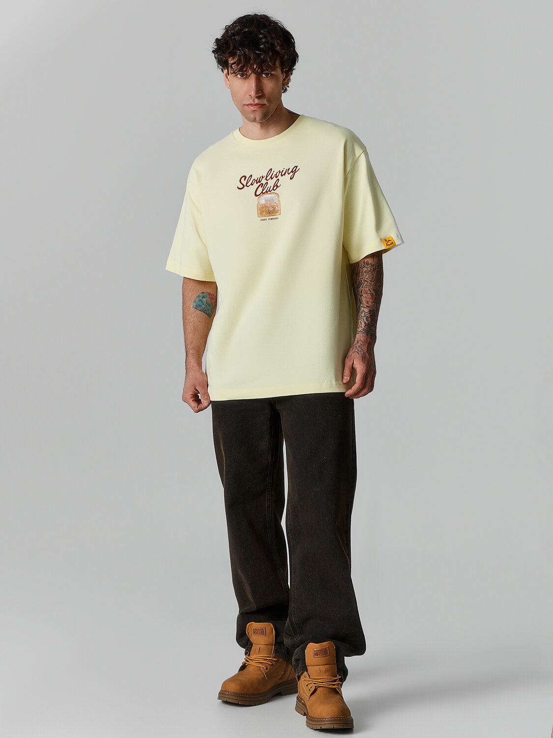 MARK FORMELLE Футболка 590636 111932 лимонный лед +печать