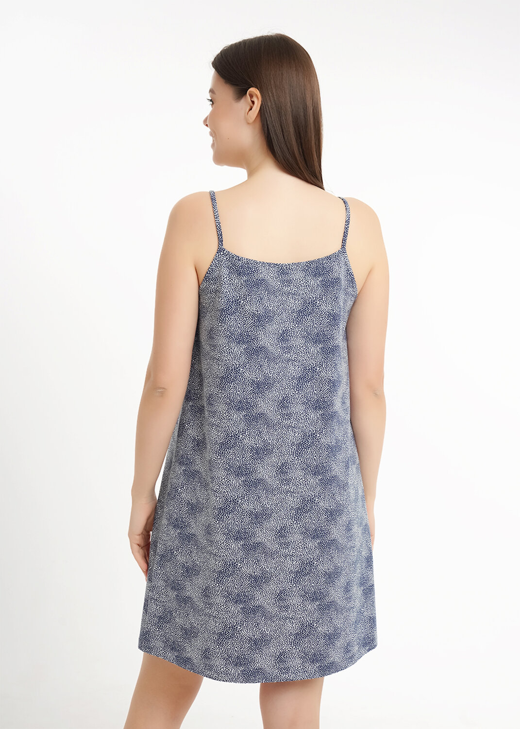 CLEVER Сорочка 590658 LS26-1232/3 молочный/т.синий