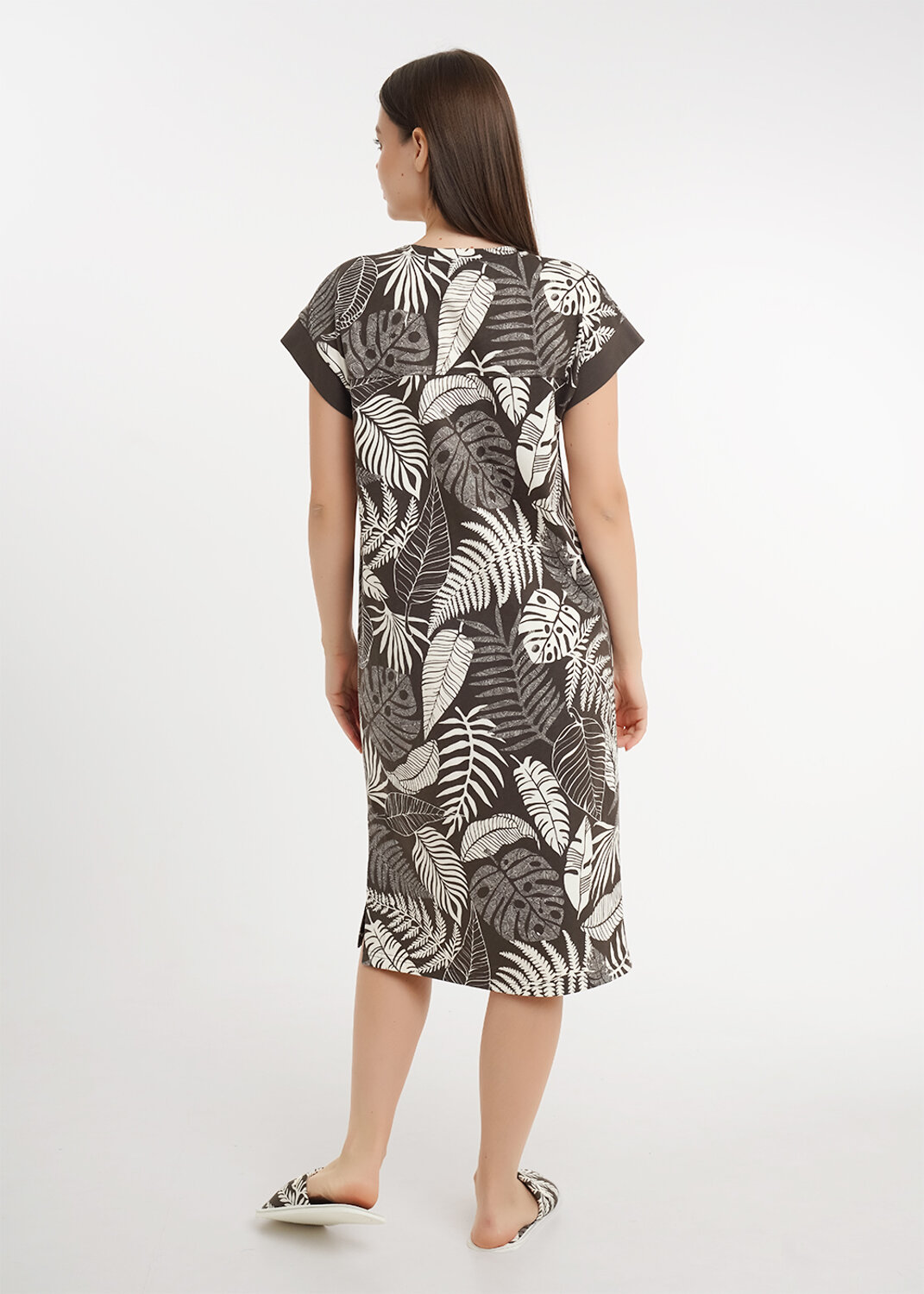 CLEVER Платье 590703 LDR26-1231/1 молочный/т.коричневый