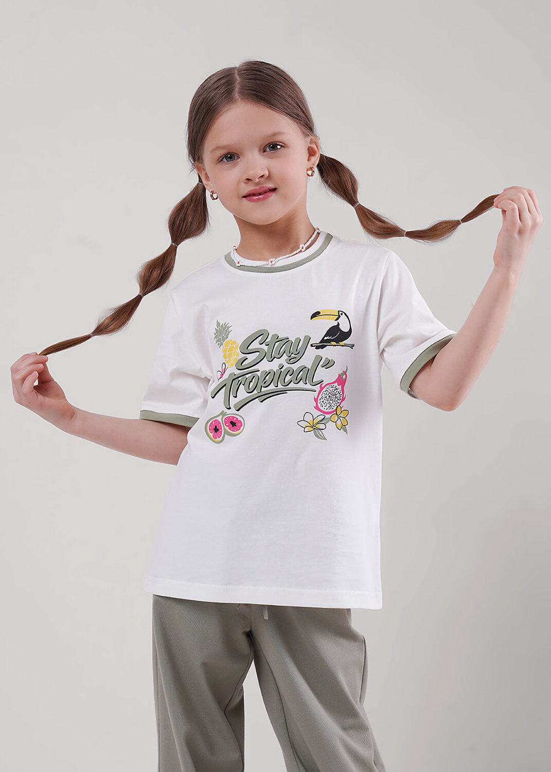 CLEVER Футболка 590704 867435/17кд_п молочный