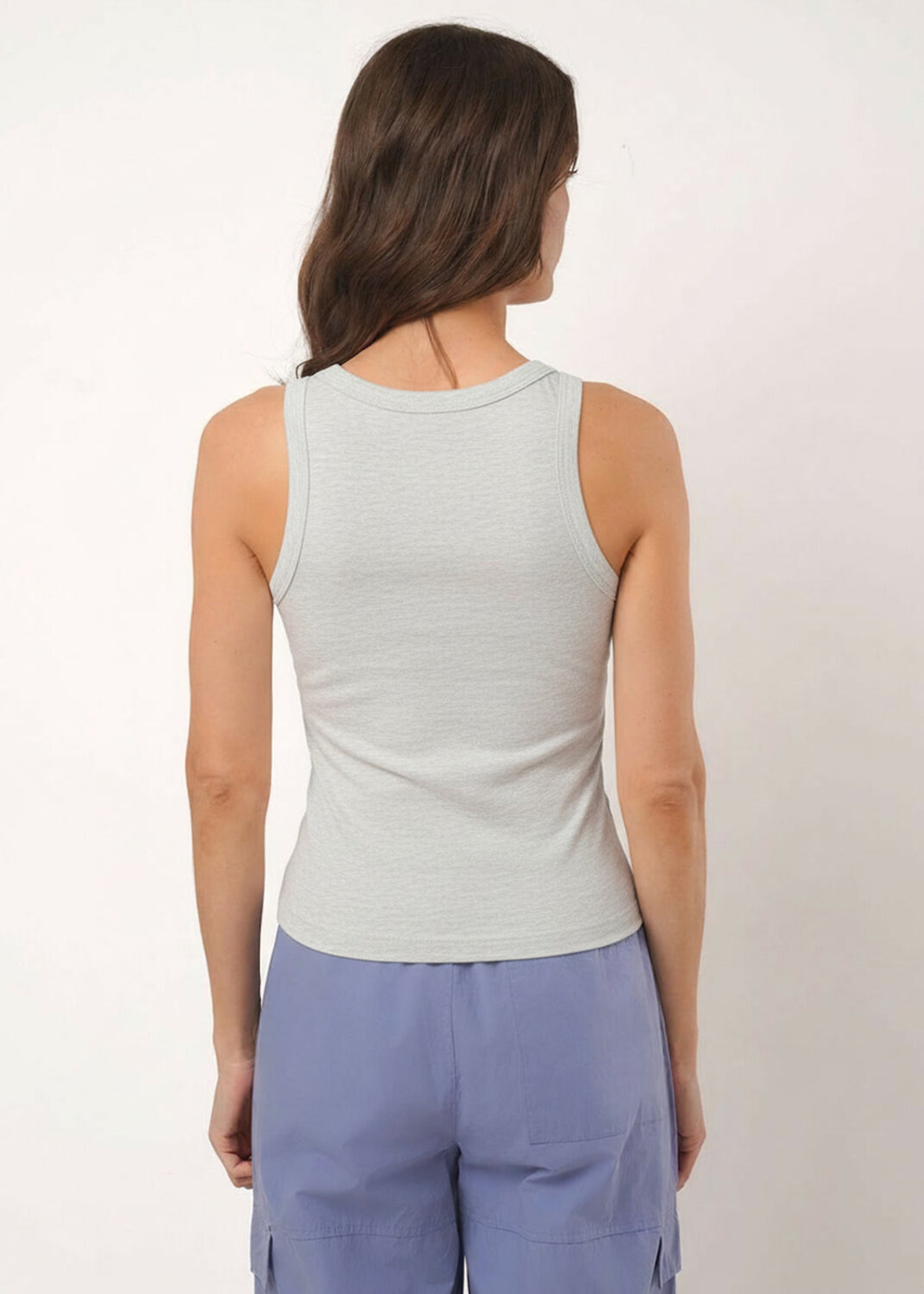 CLEVER Майка 590705 266966р мел меланж св.серый