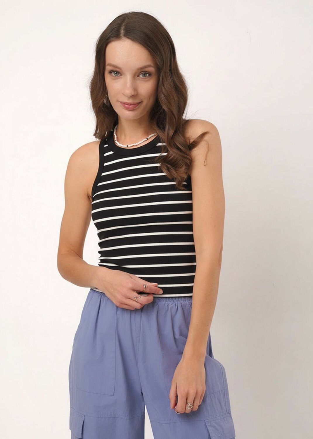 CLEVER Майка 590706 266966шн чёрный/молочный