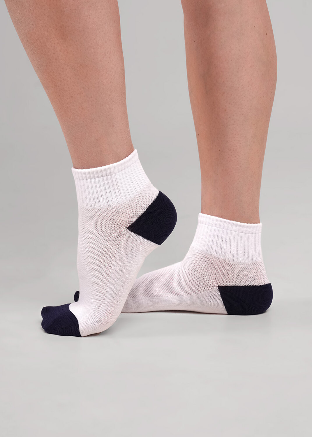 CLEVER Носки 590707 Д5654 белый/т.синий
