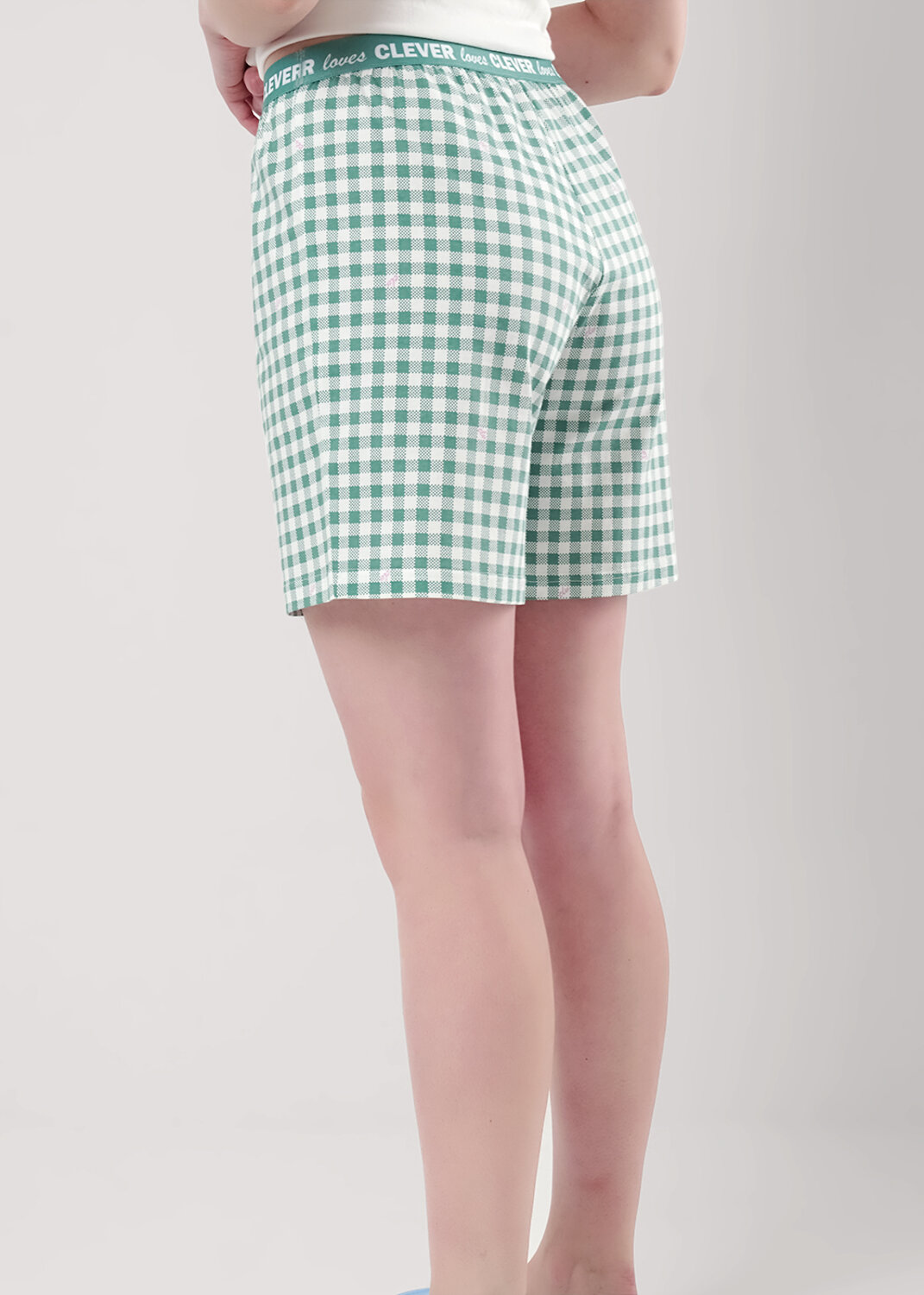 CLEVER Пижама 590752 LP25-968 молочный/св.зелёный