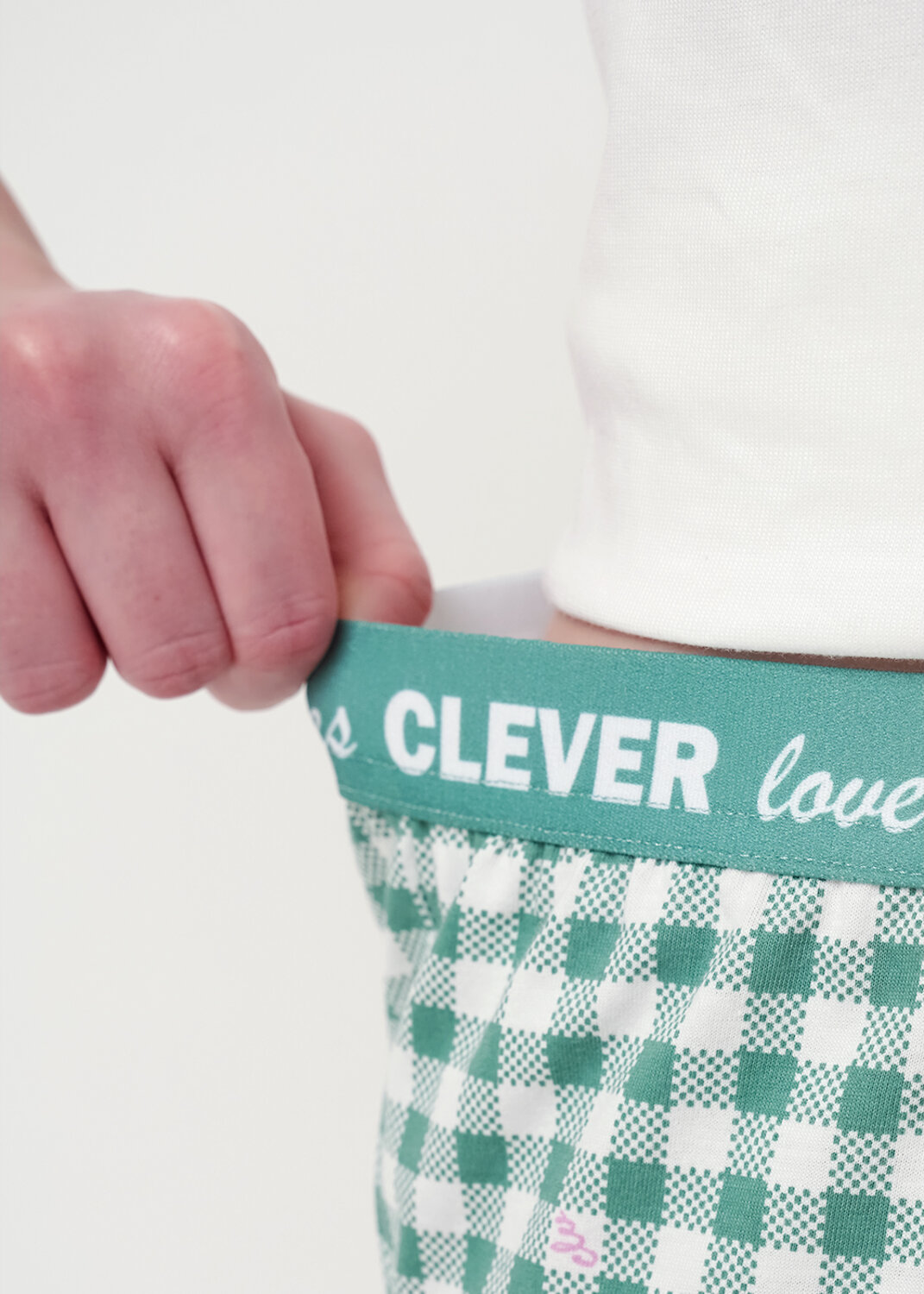 CLEVER Пижама 590752 LP25-968 молочный/св.зелёный