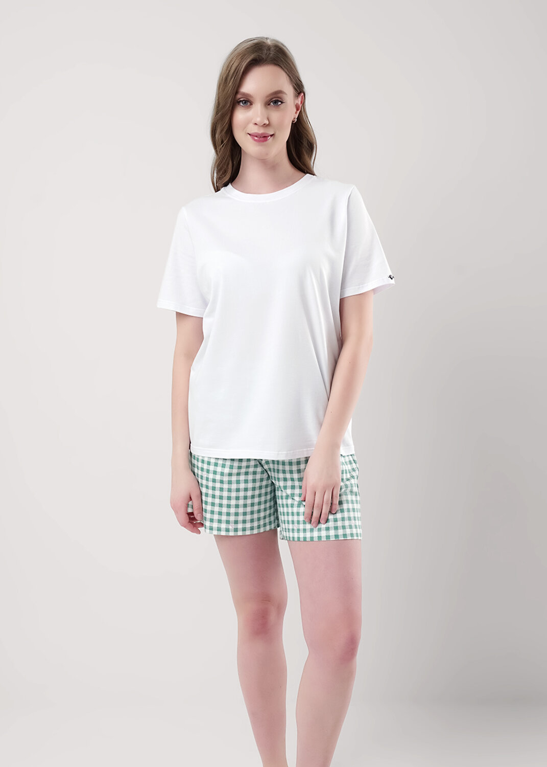 CLEVER Шорты 590755 LSH25-968 молочный/св.зелёный