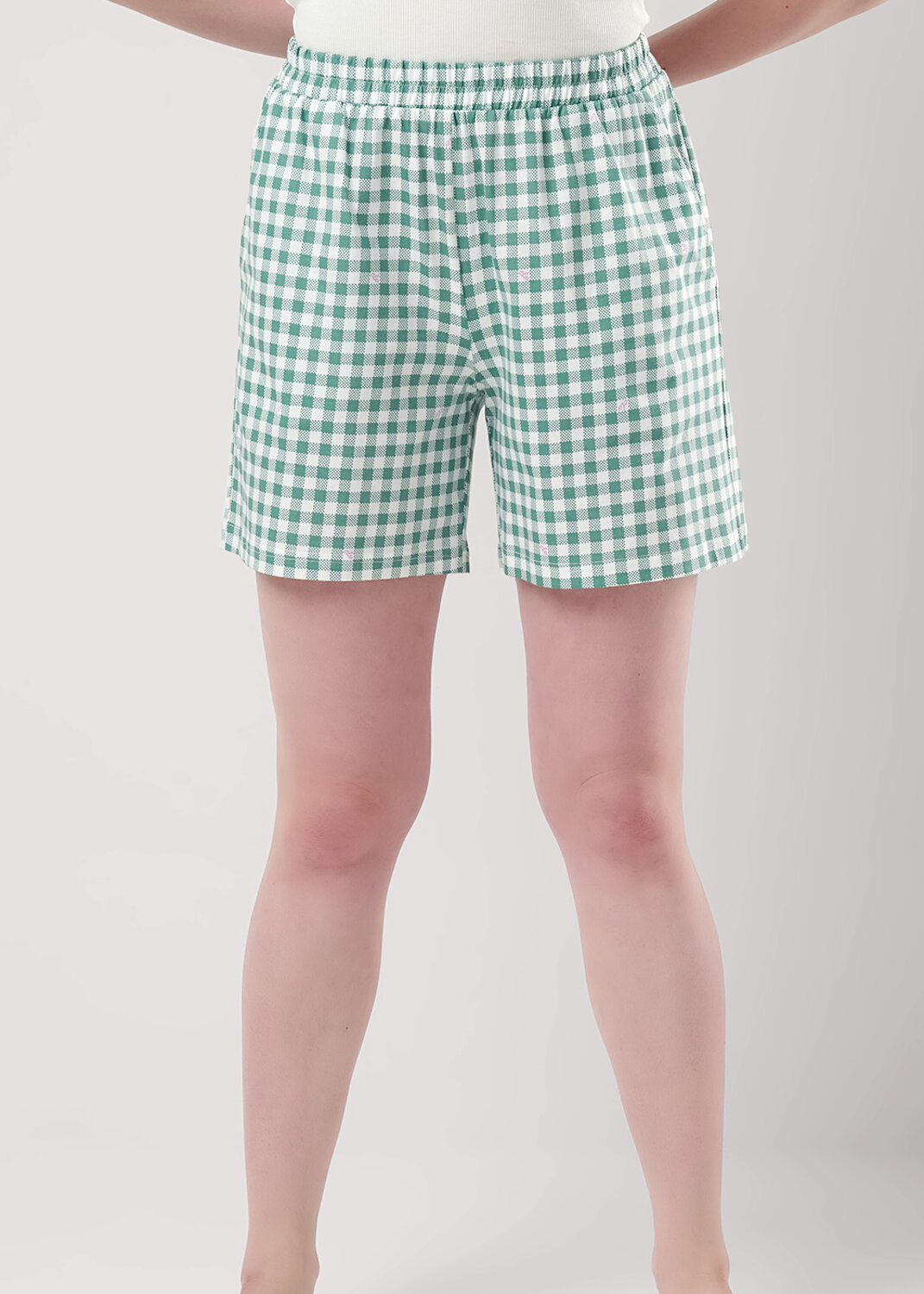 CLEVER Шорты 590755 LSH25-968 молочный/св.зелёный