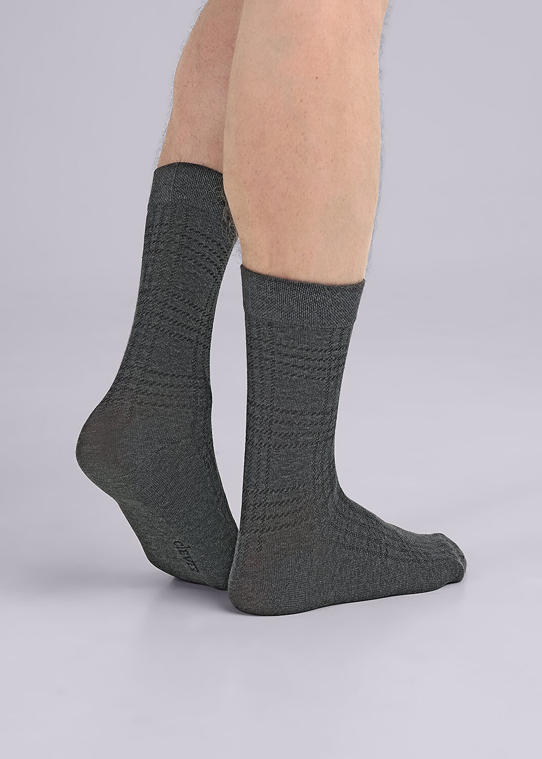 CLEVER Носки 590769 К3402Л меланж т.серый
