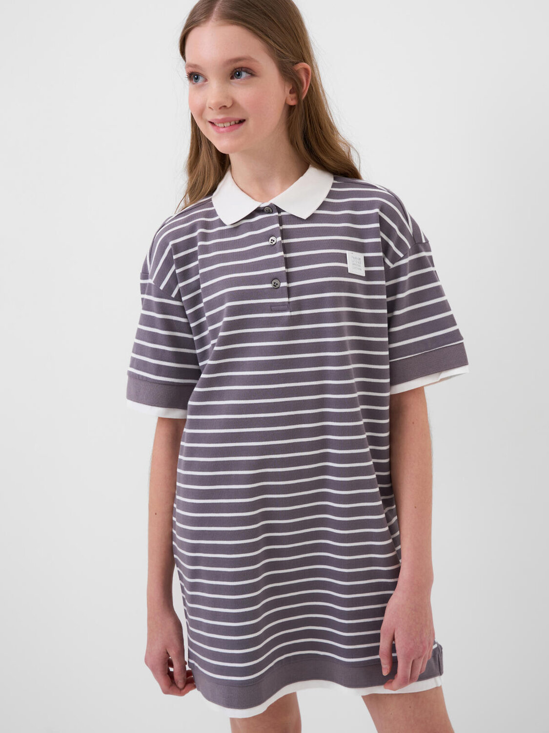 PLAYTODAY Платье 590811 12621132 белый,серый