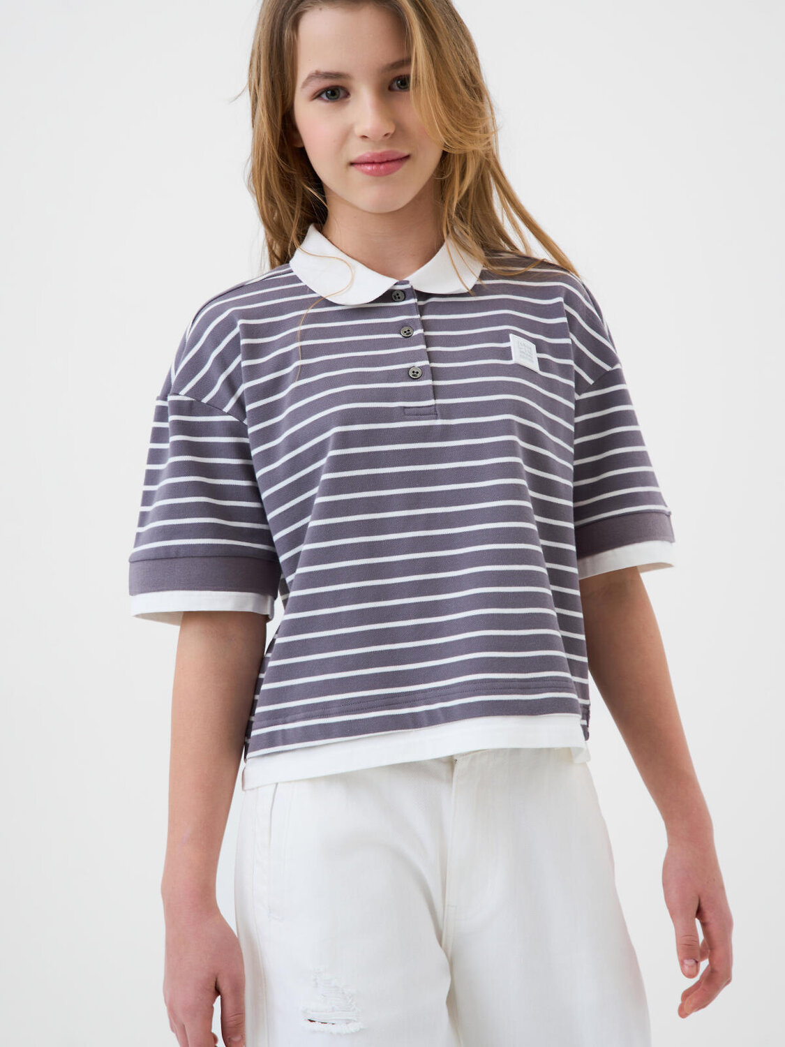 PLAYTODAY Джемпер 590812 12621133 белый,серый