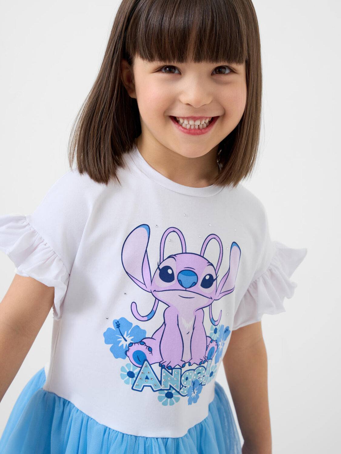 PLAYTODAY Платье 590817 12622468 белый,голубой