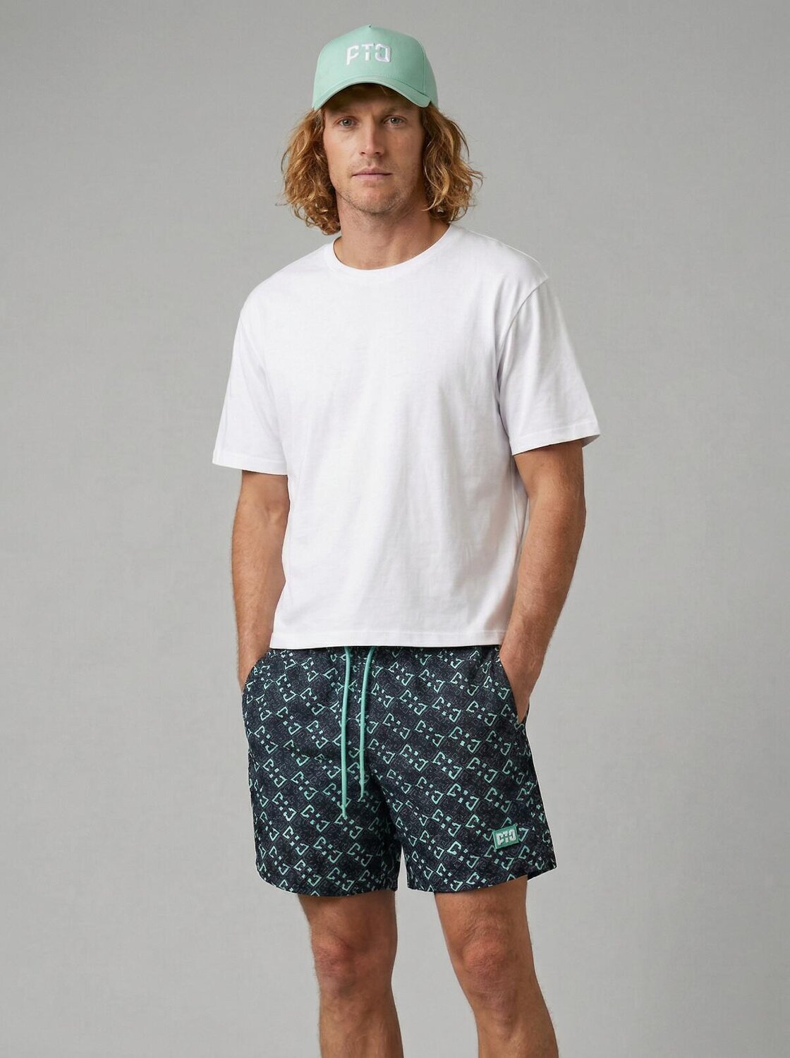 PLAYTODAY Шорты плавательные 590823 12656166 светло-зеленый,черный