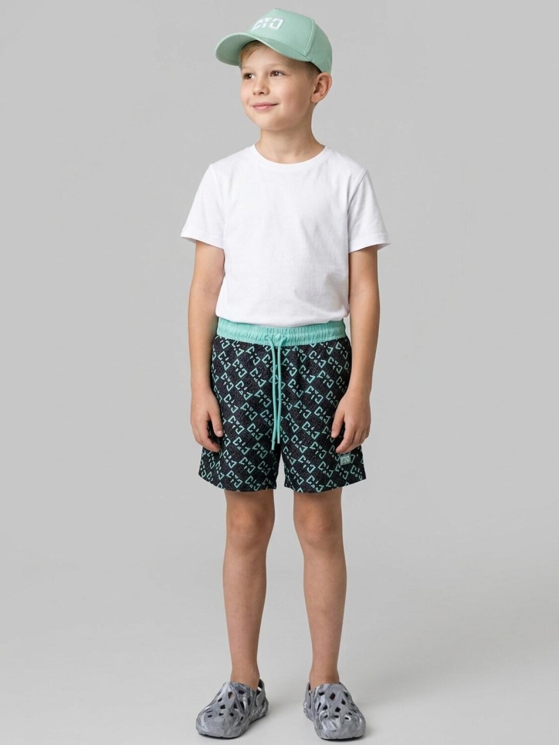 PLAYTODAY Шорты плавательные 590825 12611558 светло-зеленый,черный